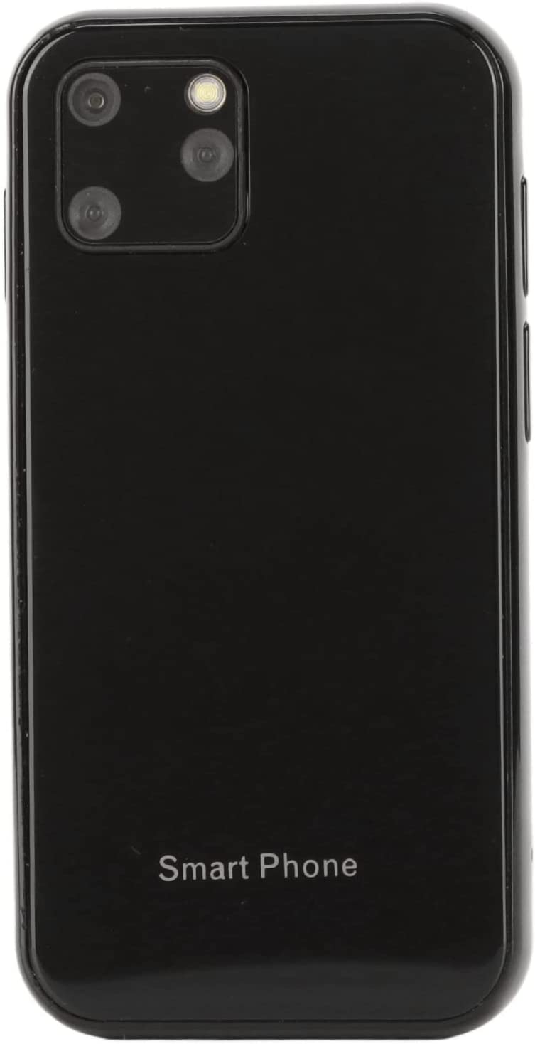 Dilwe XS11 Mini Smartphone for Kids， 3G 2.5Inch Student Pocket Cellphone WiFi GPS 1GB 8GB Quad Core Android Cell Phones， Great Gift for Kids and Students， 2MP/5MP Camera(2.5" Black) - Image 3